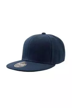 Дети/ Кепка с плоским козырьком, 6 панелей на защелках (2 шт. в упаковке) Atlantis, темно-синий