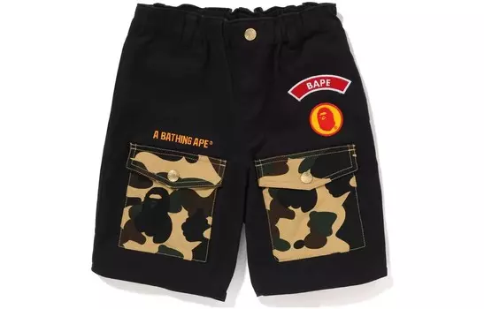 Дети Шорты A Bathing Ape, черный