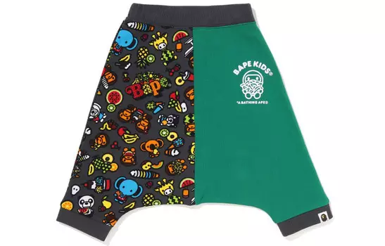 Дети Шорты A Bathing Ape, зеленый