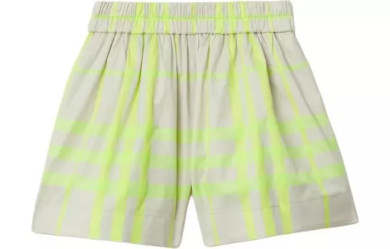 Дети Шорты Burberry, цвет Lime