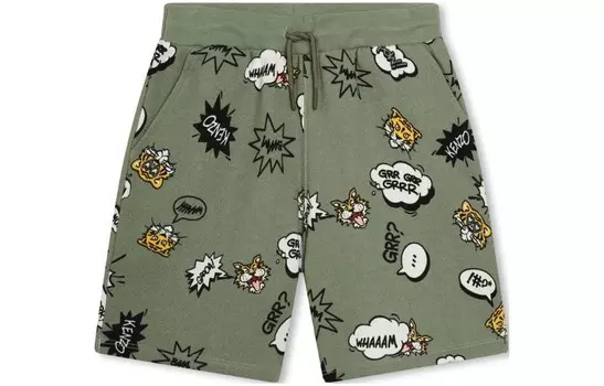 Дети Шорты Kenzo, зеленый