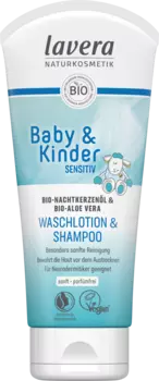 Детка и усилитель Детский лосьон для стирки Шампунь Сенситив 200мл lavera