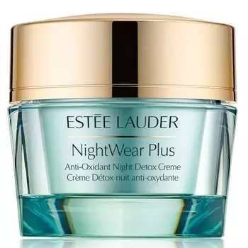 Детокс-Крем для лица ночной nightwear plus anti-oxidant night detox creme Este Lauder, 50 мл