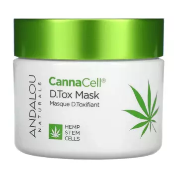 Детокс-маска для лица со стволовыми клетками конопли Andalou Naturals, 50 мл
