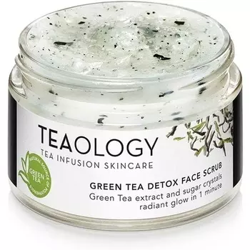 Детокс-скраб для лица с зеленым чаем 50 мл, Teaology