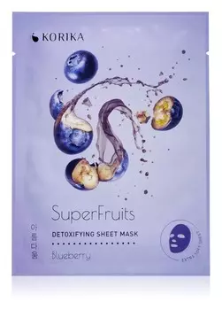 Детоксифицирующая тканевая маска KORIKA SuperFruits