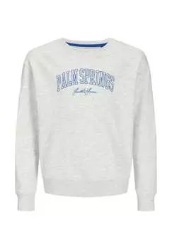 Детройт свитшот Jack & Jones, белый