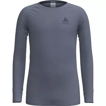 Детская активная теплая эко с длинным рукавом Odlo, серый
