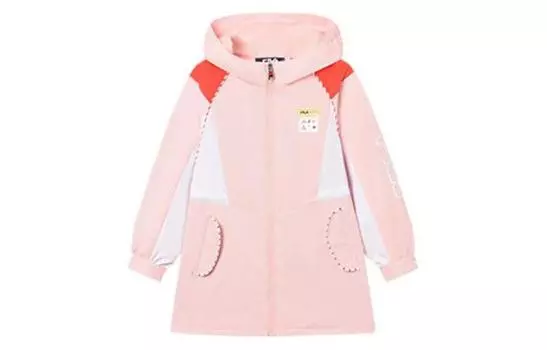 Детская бархатная куртка FILA, цвет Pink