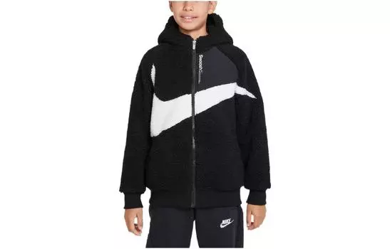 Детская бархатная куртка Nike, Черный