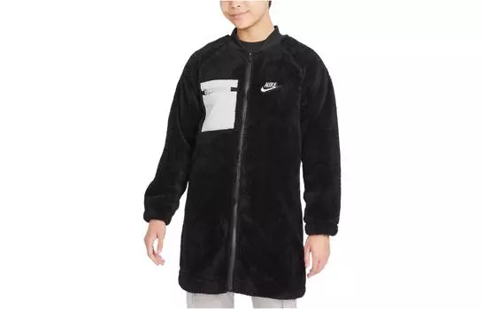 Детская бархатная куртка Nike, цвет Black