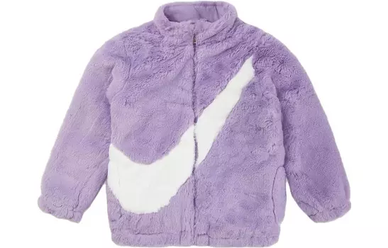 Детская бархатная куртка Nike, цвет Purple
