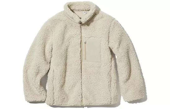 Детская бархатная куртка UNIQLO, цвет Light Beige