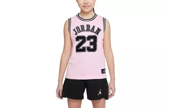 Детская баскетбольная рубашка Jordan Kids, цвет Pink