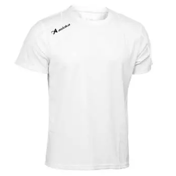 Детская беговая футболка с короткими рукавами Asioka Ro, белая дышащая