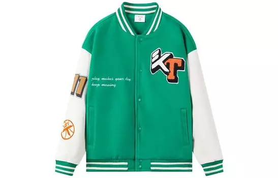 Детская бейсбольная куртка Anta, цвет Trinin Green