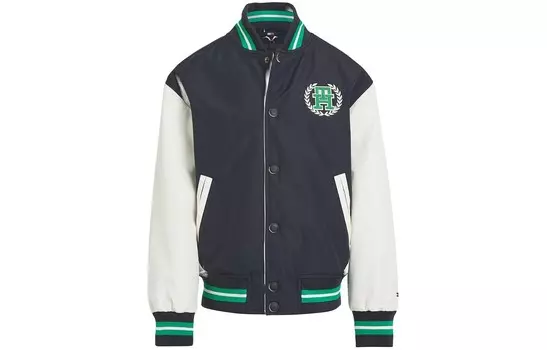 Детская бейсбольная куртка Tommy Hilfiger, темно-синий