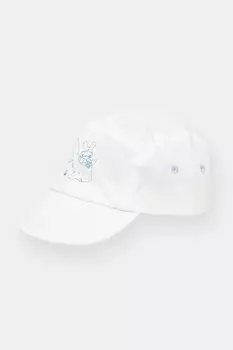 Детская бейсболка из хлопка United Colors Of Benetton, белый