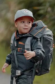 Детская бейсболка Jack Wolfskin, зеленый