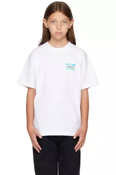 Детская белая футболка «Меня зовут VETEMENTS»