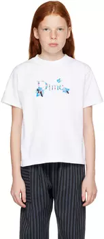 Детская белая классическая футболка Dime