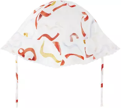 Детская Белая Панама С Принтом Многоцветная Chloe