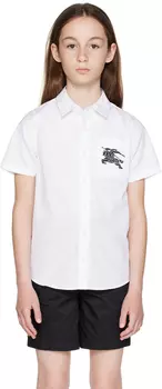 Детская белая рубашка EKD Burberry