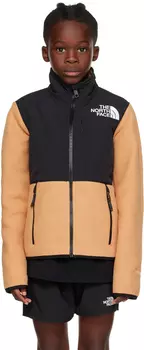 Детская бежевая и черная куртка Denali для больших детей The North Face Kids