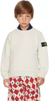 Детская бежевая толстовка 61320 Stone Island Junior