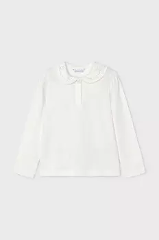 Детская блузка Mayoral, бежевый