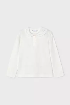 Детская блузка Mayoral, бежевый