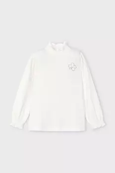 Детская блузка Mayoral, бежевый