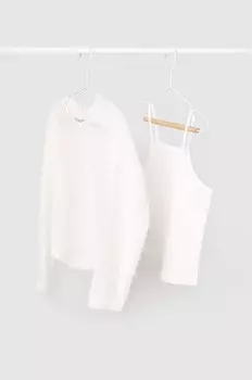 Детская блузка Mayoral, бежевый