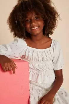 Детская блузка Mayoral, бежевый