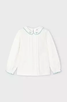 Детская блузка Mayoral, бирюзовый