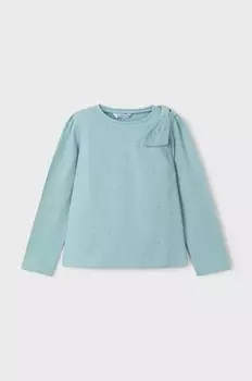 Детская блузка Mayoral, бирюзовый