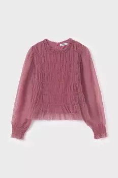 Детская блузка Mayoral, бордовый