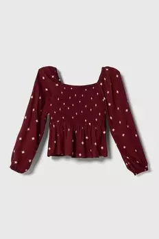 Детская блузка Pepe Jeans, бордовый