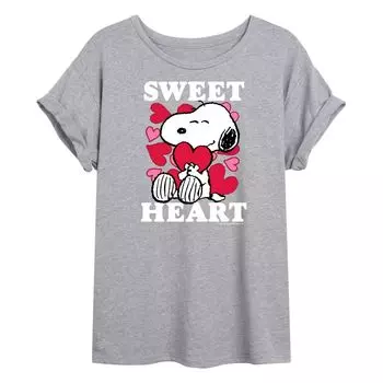 Детская большая футболка Peanuts Snoopy "Sweetheart" ко Дню святого Валентина Licensed Character