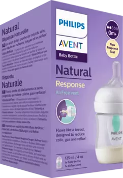 Детская бутылочка Natural Response AirFreeVentil 125мл 1 шт. Philips