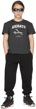 Детская черная футболка Voyage Axel Arigato