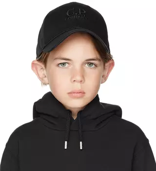Детская черная кепка для очков C.P. Company Kids