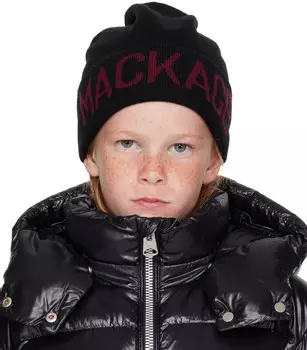 Детская черная шапочка Kiko MACKAGE