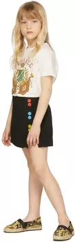 Детская черная юбка с Медузой Versace