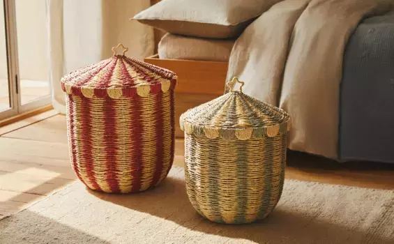 Детская цирковая корзина для бумаги Zara Home, мультиколор