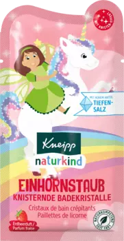 Детская добавка для ванн хрустящая соль для ванн пыльца единорога 60г Kneipp Naturkind
