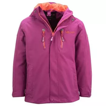 Детская дождевик Femund Водонепроницаемая Темно-Розовый/Оранжевый TROLLKIDS, цвет orange