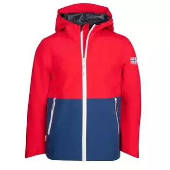 Детская дождевик Haugesund светло-красный/синий TROLLKIDS, цвет rot