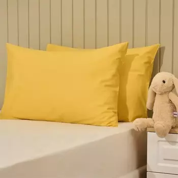 Детская двухсекционная наволочка Evidea - Желтый - 50x70 см