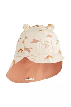 Детская двусторонняя хлопковая Бейсболка Liewood, оранжевый